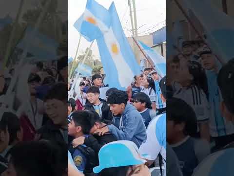 FESTEJO DEL PARTIDO INGLATERRA VS ARGENTINA EN  ARGENTINA JUJUY MONTERRICO