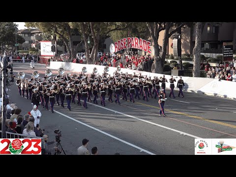 USMC West Coast Composite Band - The Marines' Hymn - 2023 Pasadena Rose Parade