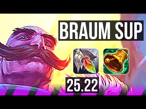 BRAUM & Jinx vs BLITZCRANK & Kai'Sa (SUP) | KR Master | 25.22