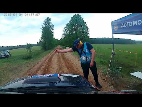 38 Rajd Podlaski OS 4 Żubry spotkanie z drzewkami Borkowski/Sulisz