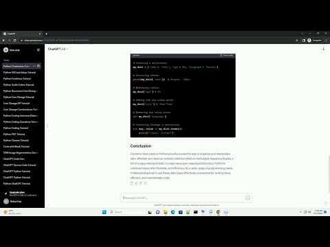 Python Container Data Types