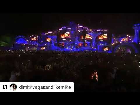 Dimitri Vegas & Like Mike playing Avicii Tribute at Tomorrowland 2018