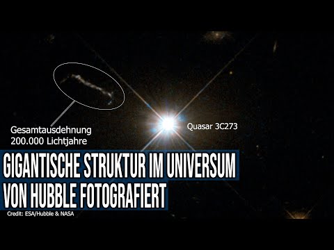 Gigantic structure in the universe - 200,000 light-years long