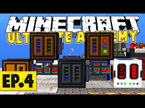 Minecraft Ultimate Alchemy - Dirt Production & Lava Automation! #4 [Modded SkyBlock]