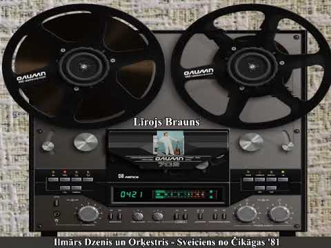 Magnetofona lente ''Ilmārs Dzenis un Orķestris - Sveiciens no Čikāgas '81'' (Olimp 004 Stereo)