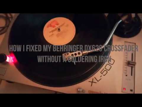 behringer DX626 crossfader How to fix my WITHOUT a soldering iron