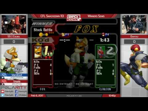 CFL Smackdown 113 Melee - SS Colbol (Fox) bs Gahtzu (Falcon) - Winners Semis