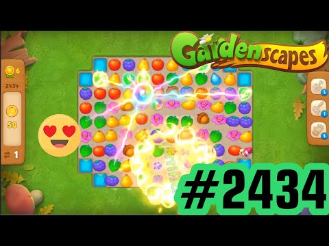 GARDENSCAPES - Level 2434 | Gameplay Walkthrough [ Plarix ]