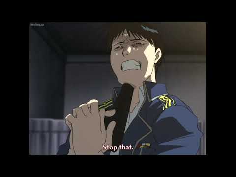 Roy Mustang tries to kill himself ] FMA 2003 ] HD ]