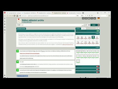 Online Kirchenbücher – Leitmeritz