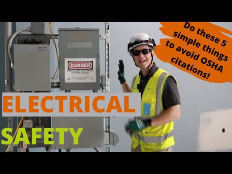 image-What is electrical safety in construction?