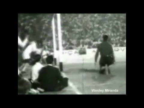 Grêmio 1x3 Santos  - Taça Brasil 1963. 1º jogo da Semifinal