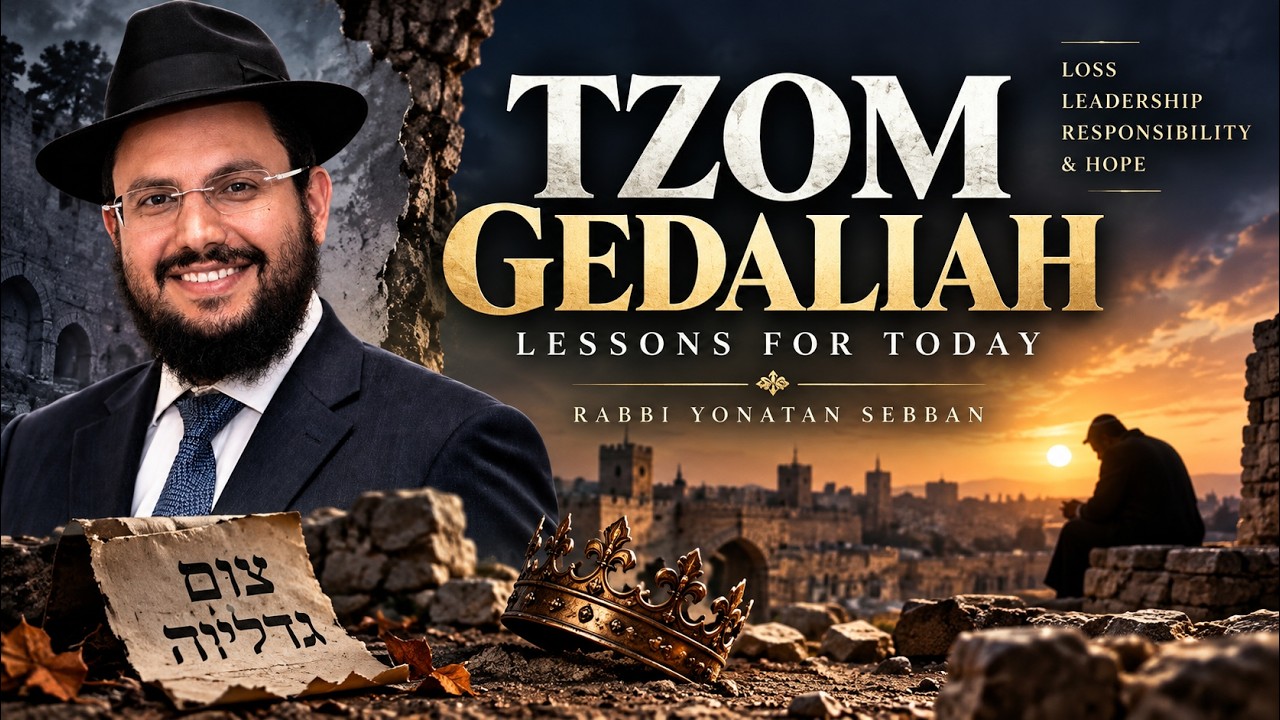 Tzom Gedaliah Is a Day of Teshuva | Rabbi Yonatan Sebban
