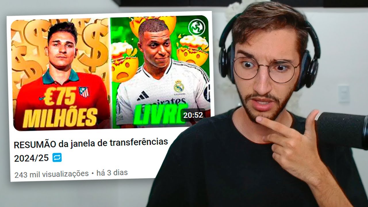 RESUMÃO da janela de transferências 2024/25 🔁