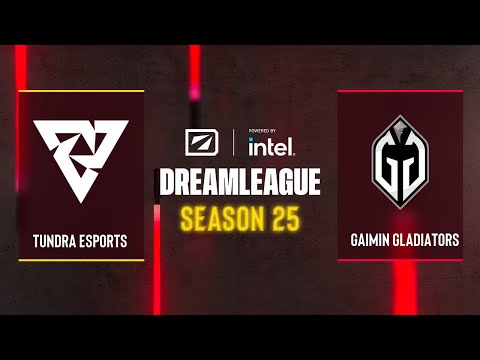 Dota2 - Tundra Esports vs Gaimin Gladiators - DreamLeague Season 25 - WEU - Closed Quali