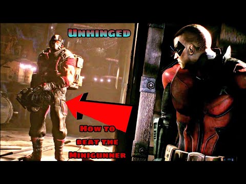 Batman: Arkham Knight - How to beat the Minigunner