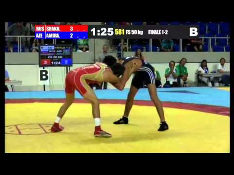 WWCC2013 Mahir Amiraslanov FS 50 kg gold medal match