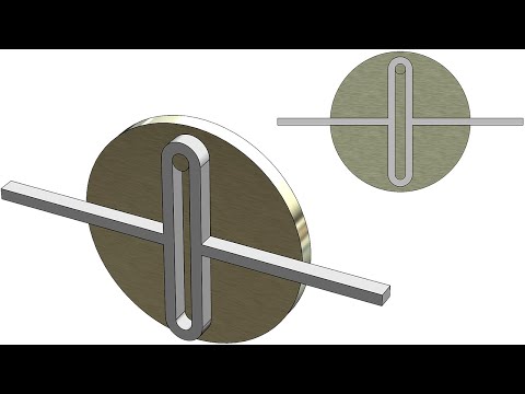 Mechanism 21: scotch-yoke (circular-linear transmission)