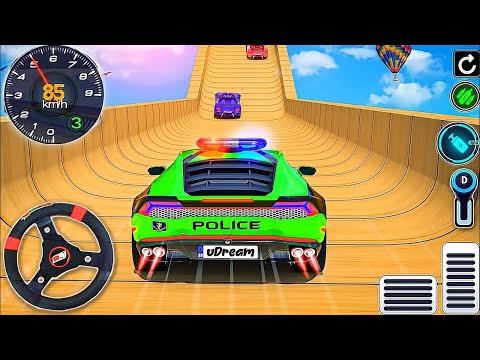 US Police Car Driving Stunts Racing 2023 - Impossible Police Car Games - Android Gameplay #1