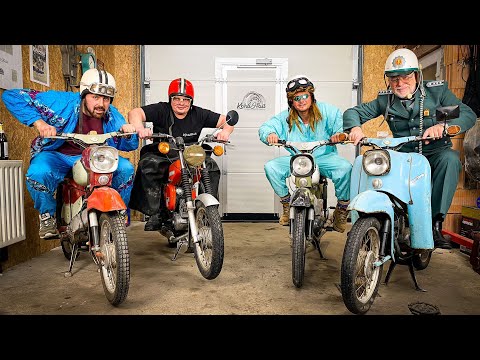 DDR Volkspolizei / Auf Spuren der Simson-Tuner / Kohlihall Karfreitags Ausfahrt