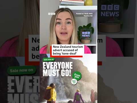 Video | New Zealand tourism advert accused of being 'tone-deaf'. #NewZealand #BBCNews