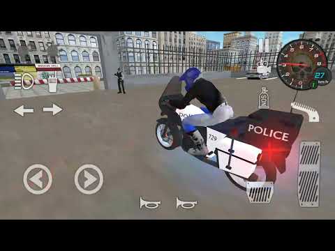 City police car patrol simulator #99– 3D Police Bike Road Case Hendeling – Android Gameplay2012