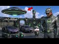 FRANKLIN AND SHINCHAN FOUND A UFO ABOVE HIS HOUSE IN GTA 5
