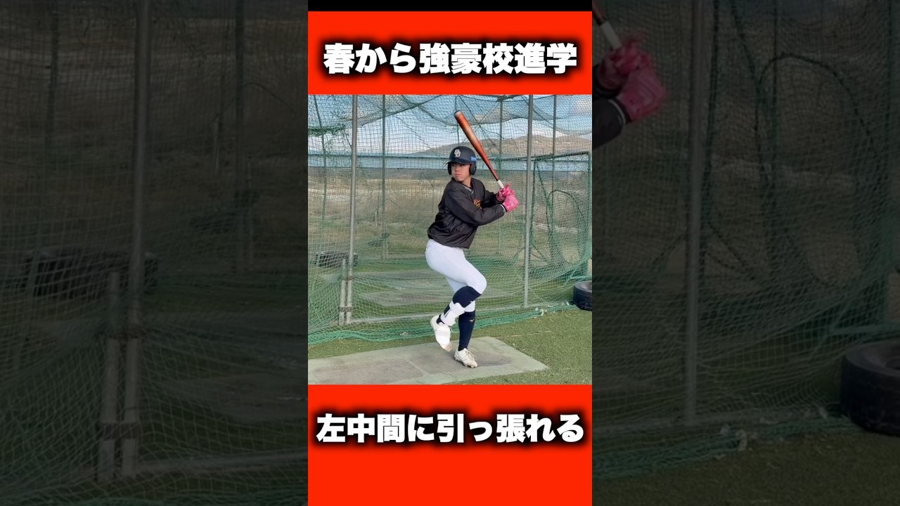甲子園常連校に進学するスーパー中学生 #ヤクルトスワローズ #野球 #プロ野球 #高校野球