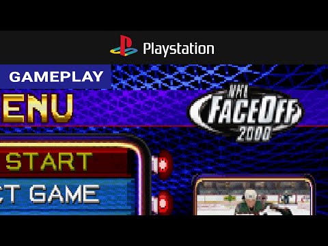 NHL FaceOff 2000 (Playstation) - Gameplay Clip [HD] | RetroGameUp