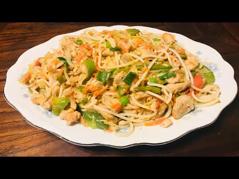 Chicken Rice Noodles Recipe || নাস্তার রেসিপি|| Easy recipes
