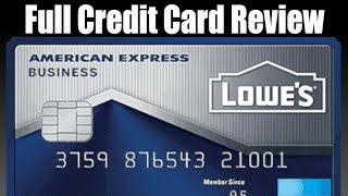 Credit Card Review: American Express Lowe's Business Credit Card