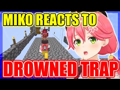 Insane! Miko REACTS to Kanata's DROWNED TRAP