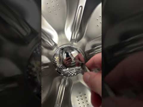 How to clean scrud from LG Inverter DirectDrive top load washing machine.