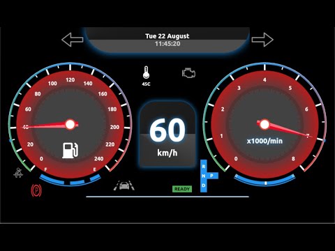 DIGITAL INSTRUMENT CLUSTER - Automotive Grade Linux (AGL) I SARACA