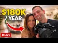 How This Husband & Wife Built a $180K Per Year Real Estate Photography Business (LIVE)