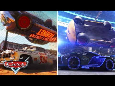 Doc Hudson's Famous 360-Degree Flip! | Pixar Cars | @disneyjr