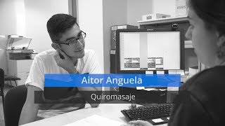 Aitor Anguela quiere ser quiromasajista Aitor Anguela quiere ser quiromasajista