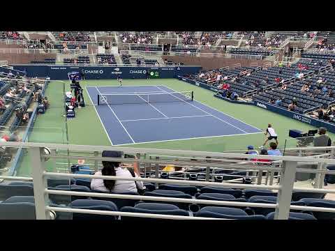 Andrey Rublev vs Pedro Martinez Second set tiebreak at US Open 2021