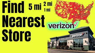Verizon store near me within 5 mi, 0.5 mi, 0.2 mi, 1 mi