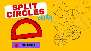 How To Easily Divide Circles Into Equal Sections!
