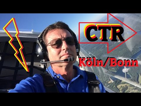 Umrunden der Kontrollzone Flughafen Köln - Bonn / CTR EDDK