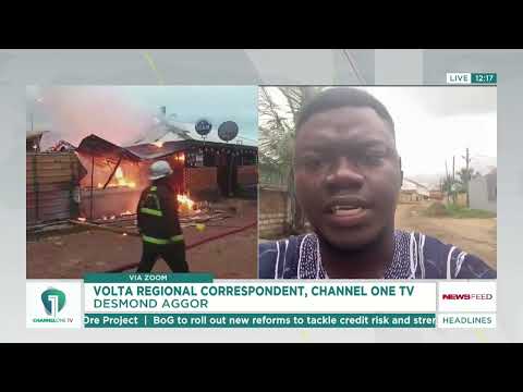 Popular Pub Near Ho Technical University Destroyed in Fire Outbreak