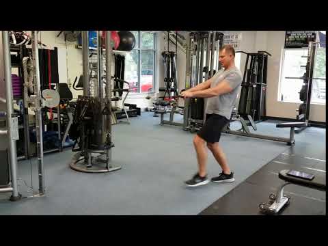 Cable Split Squats