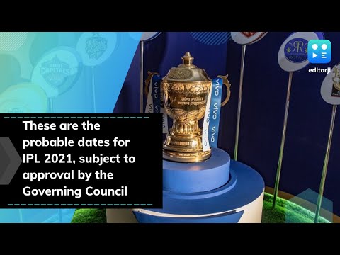 These are the probable dates for IPL 2021, subject to approval by the Governing Council