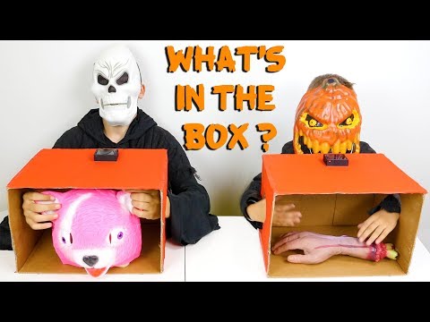 WHAT'S IN THE BOX CHALLENGE 3 !!! - Halloween Édition 🎃 - Swan VS Néo