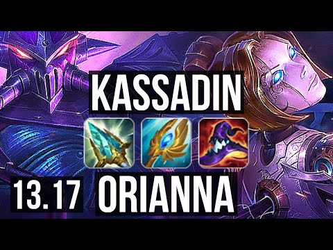 KASSADIN vs ORIANNA (MID) | Rank 4 Kassadin, Quadra, Godlike | JP Grandmaster | 13.17