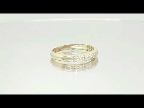 A video of Diamond Gold 0.20ctw - Half Eternity Ring