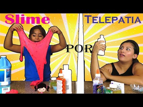 Reto Haciendo Slime por Telepatia con Mamí Video