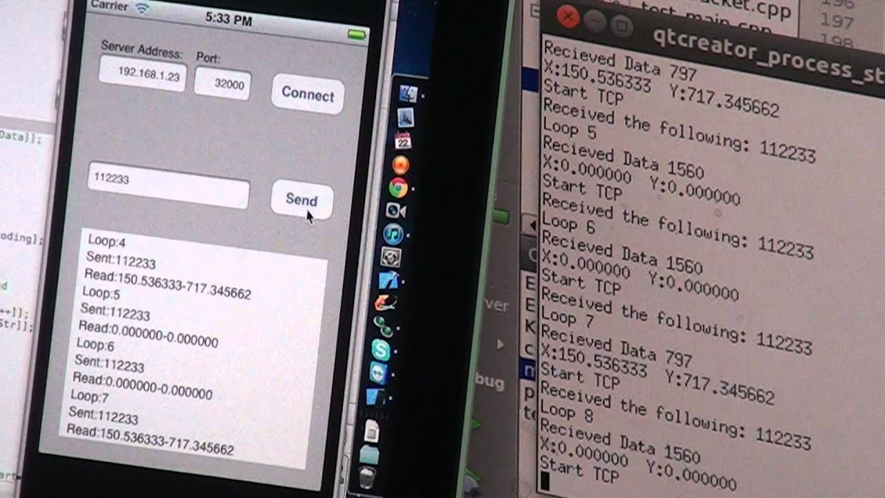 iOS TCP Example (AsyncSocket)