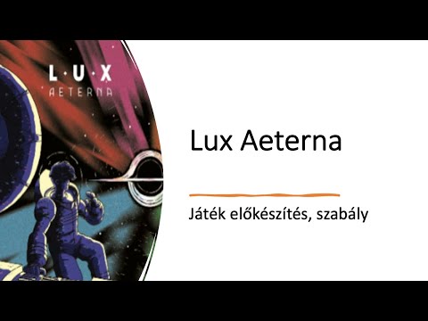 Lux Aeterna - játék előkészítés (solo setup), szabály - Robert SoloPlay